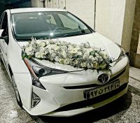 گل آرایی ماشین عروس کد 422