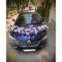 گل آرایی ماشین عروس کد 444