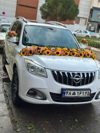 گل آرایی ماشین عروس کد 441