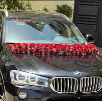 گل آرایی ماشین عروس کد 52